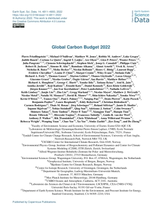 2022年全球碳预算（英文）