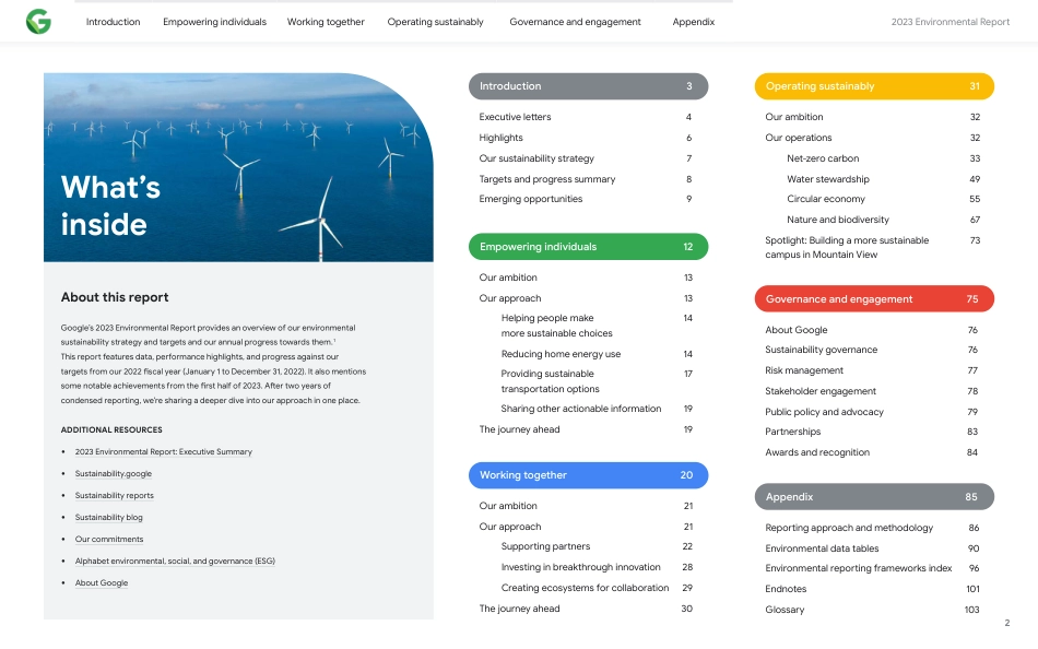 Google谷歌2023年环境报告(英版)_第2页