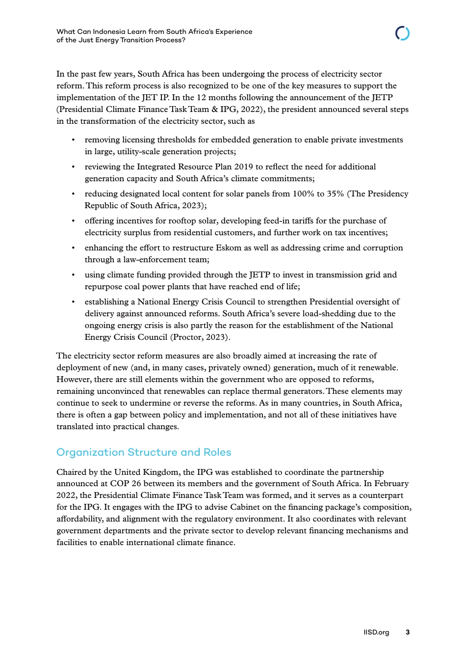 国际可持续发展研究所-印尼能从南非的公正能源转型进程中学到什么？(英版)_第3页
