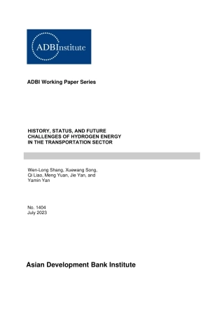 亚开行-氢能在交通领域的历史、现状和未来挑战(英版)
