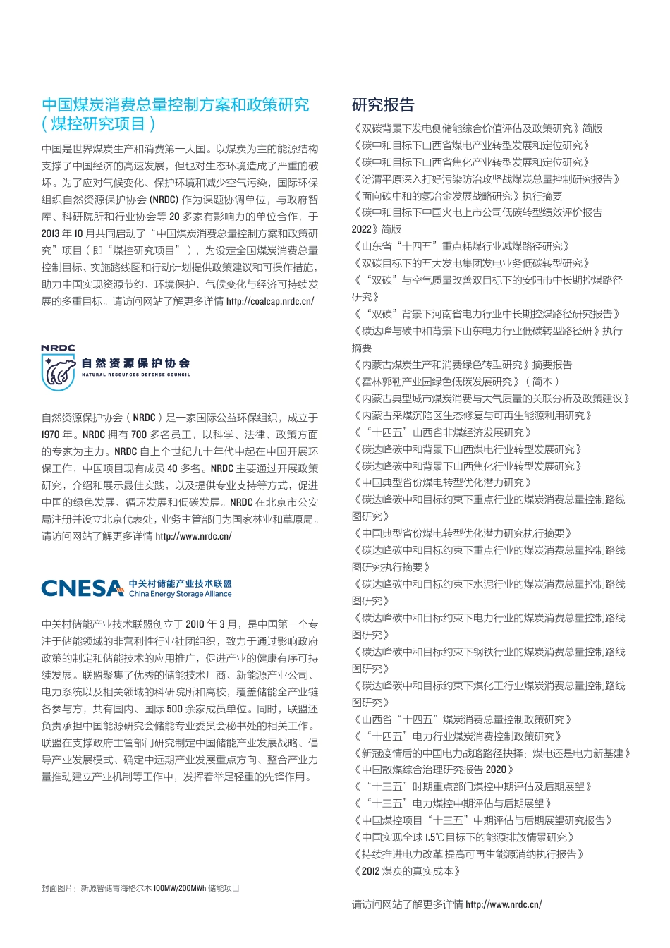 双碳背景下发电侧储能综合价值评估及政策研究（简版）-中关村储能产业技术联盟_第2页