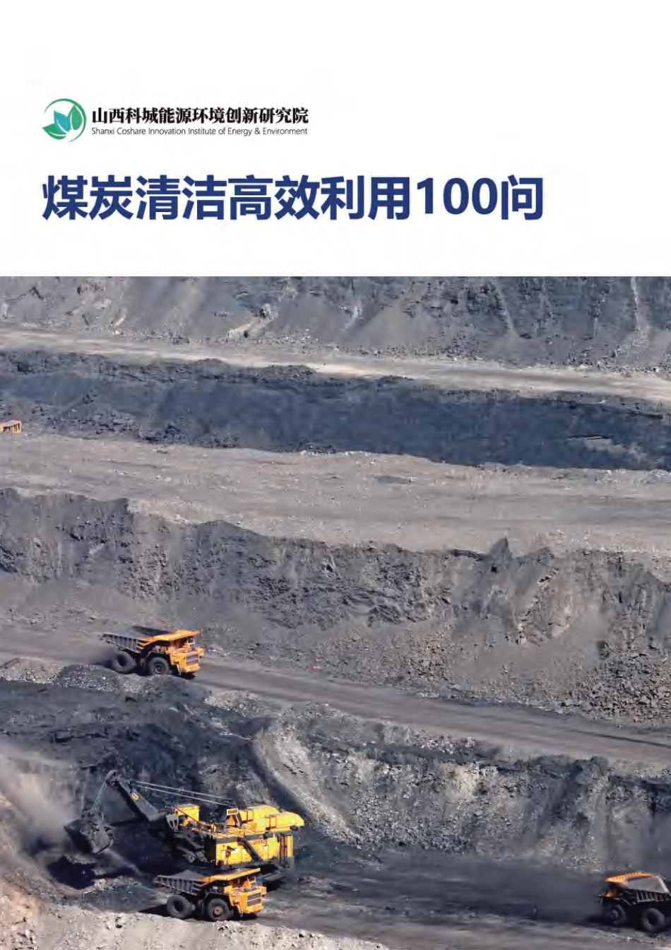 煤炭清洁高效利用100问--科城研究院_第1页
