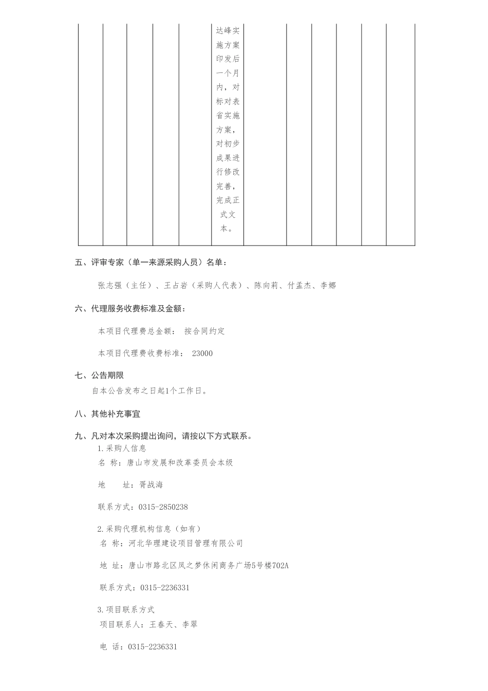 【中标】碳方案170万-唐山市发展和改革委员会本级唐山市钢铁行业碳达峰实施方案公开招标中标公告-冶金工业规划研究院_第2页