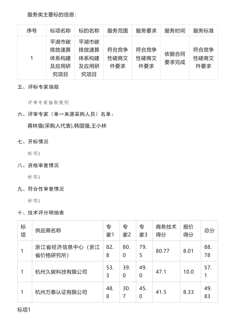 【中标】碳排放49.95万-嘉兴市明扬工程咨询有限公司关于平湖市碳排放速算体系构建及应用研究项目中标(成交)结果公告-浙江省经济信息中心_第2页