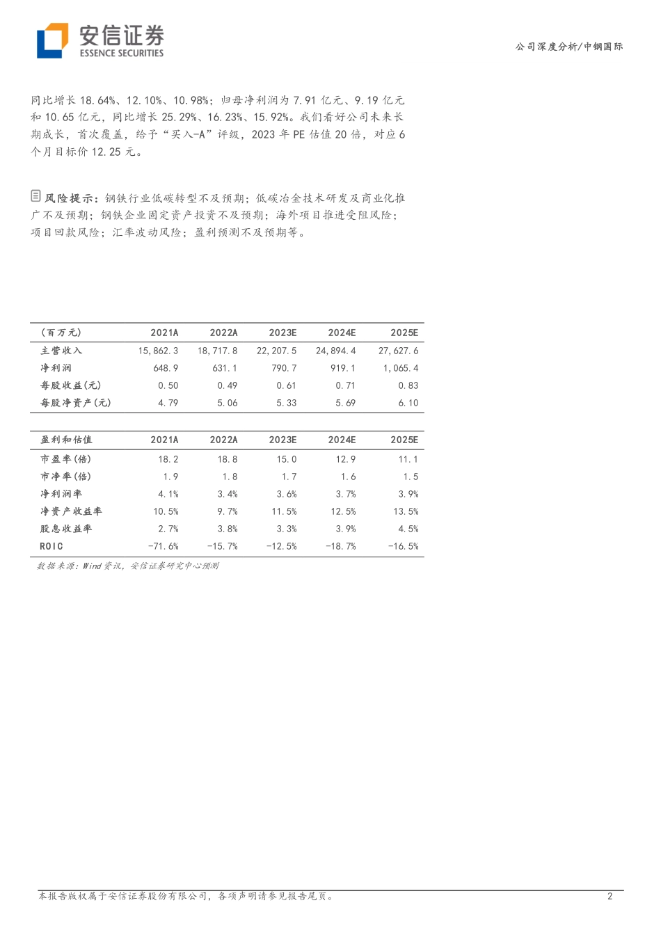 安信证券：低碳冶金领域的佼佼者，国际化拓展开启新征程_第2页