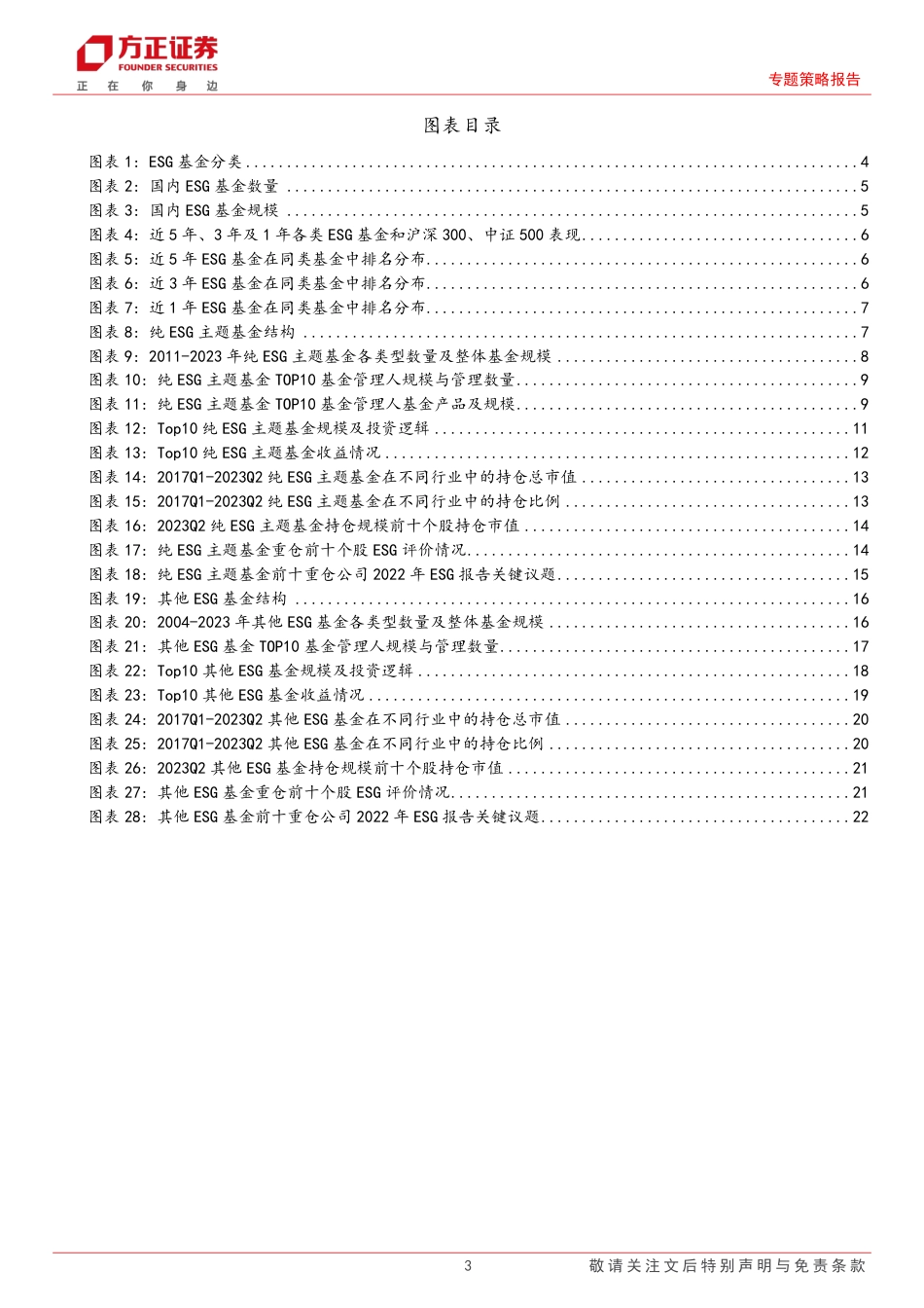 方正证券：国内ESG基金发展及最新持仓情况_第3页