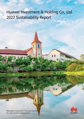 Huawei 2022 Sustainability Report