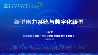 新型电力系统与数字化转型--王聪生