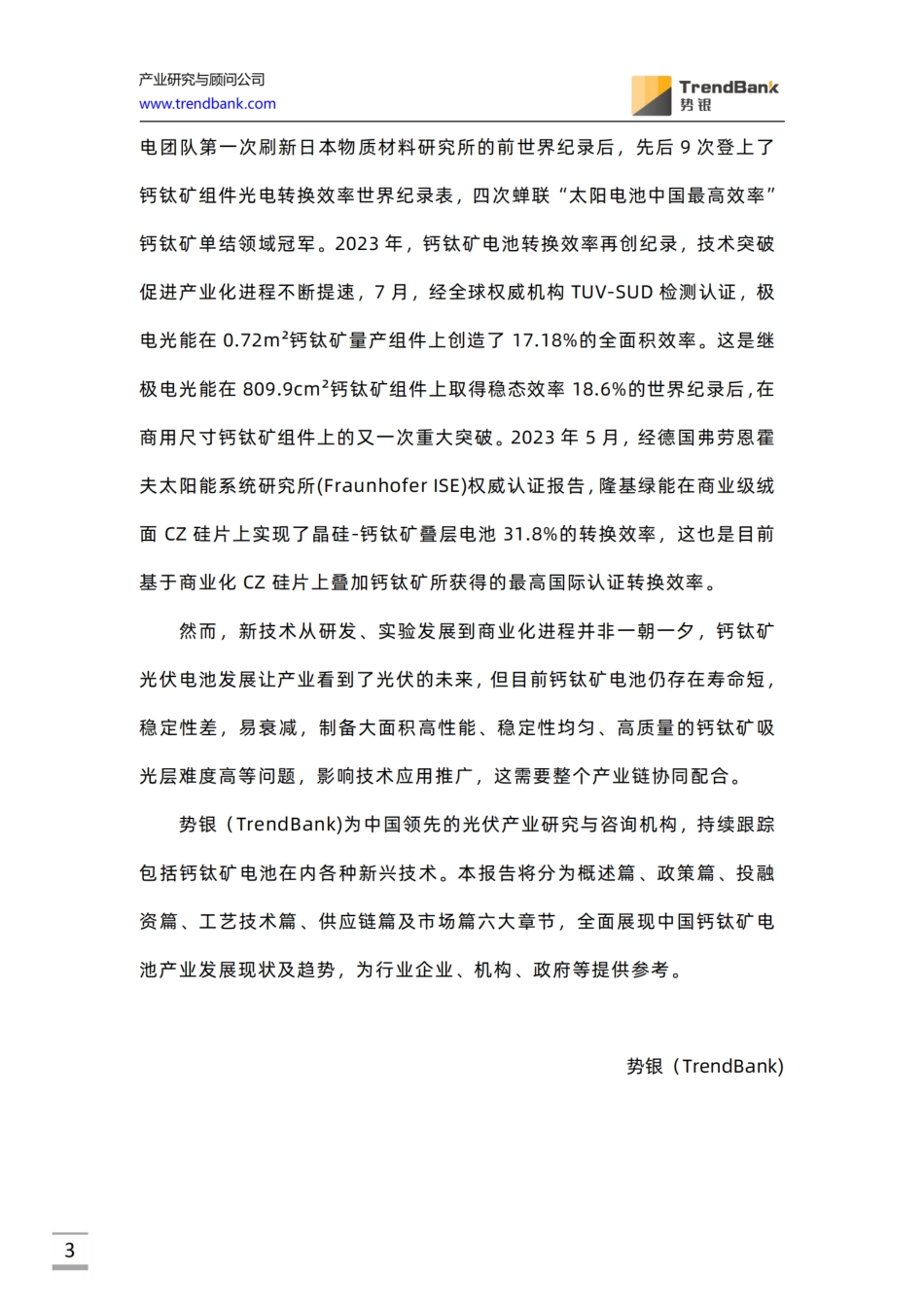 2023势银钙钛矿电池产业发展蓝皮书-势银_第3页
