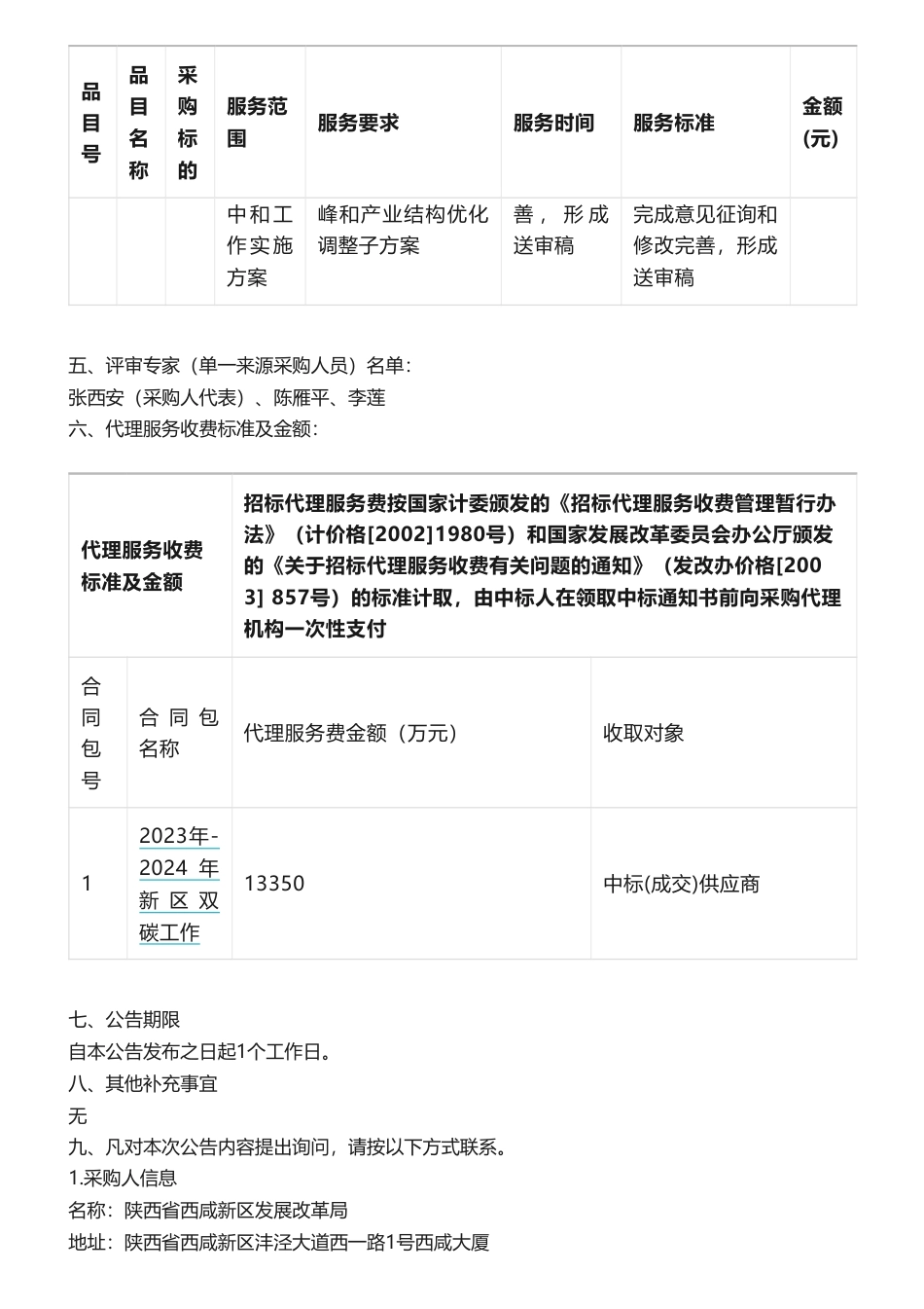 【中标】碳咨询89万-陕西省西咸新区2023年-2024年新区双碳工作中标（成交）结果公告-北京大学_第2页