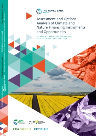 世界银行-气候与自然融资工具和机会的评估和选择分析：气候与自然筹资综述（英文原版）