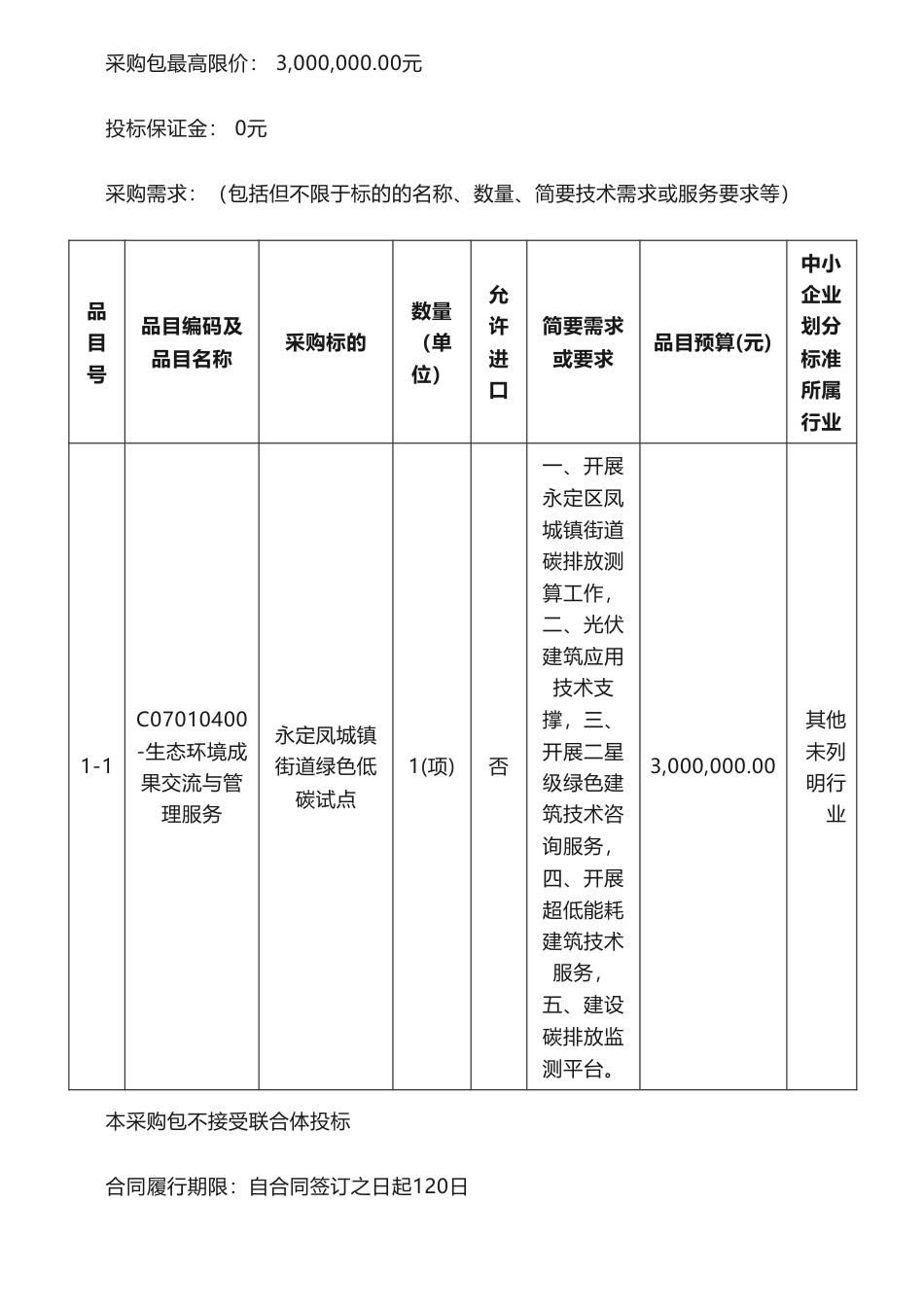 【招标】碳咨询300万-永定凤城镇街道绿色低碳试点服务类采购项目公开招标招标公告_第2页