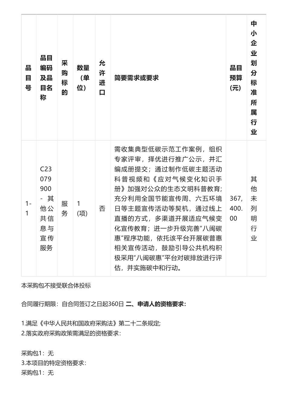 【招标】碳科普36.74万-双碳科普及气候变化宣传项目公开招标招标公告_第2页