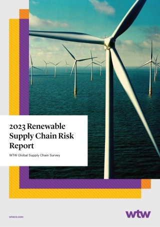 WTW-2023年可再生能源供应链风险报告（英）