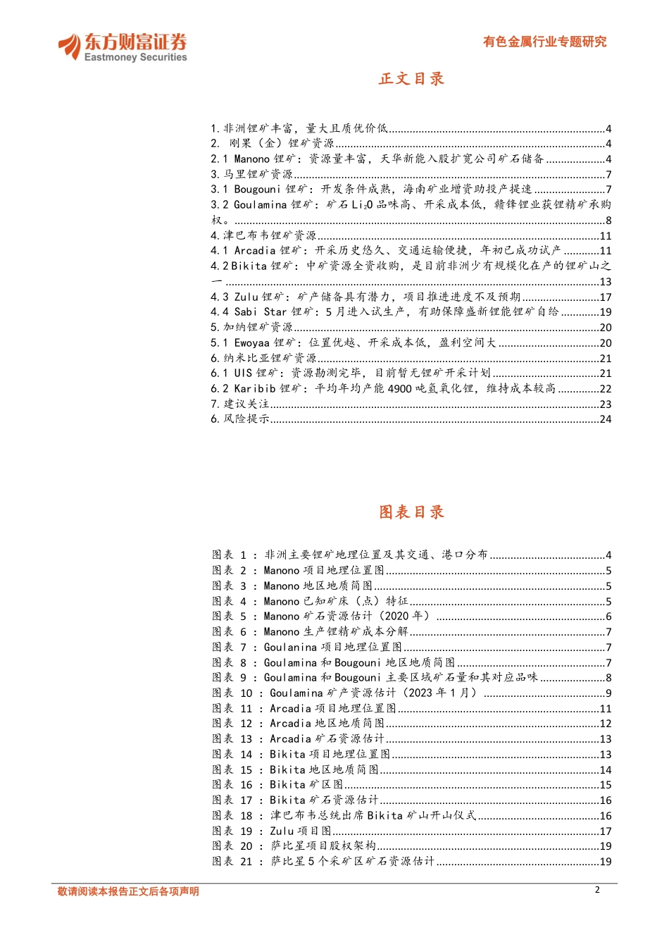 东方财富：海外锂矿掘金，非洲锂矿梳理_第2页