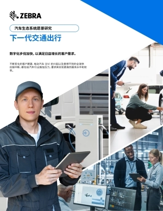 汽车生态系统愿景研究报告--斑马技术