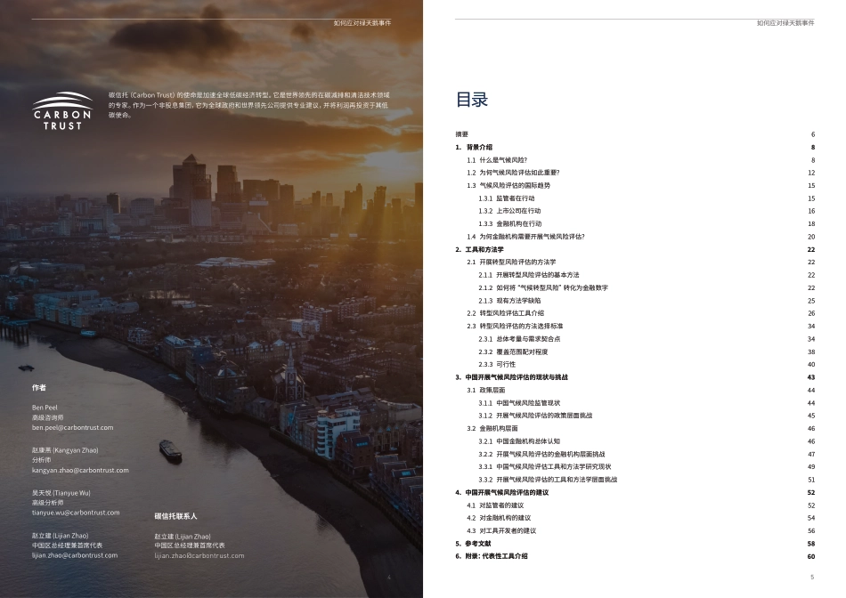 如何应对绿天鹅事件——助力中国金融市场备战气候转型风险--碳信托_第3页