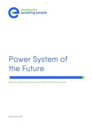 未来电力系统--Eurelectric