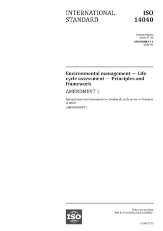 ISO 14040-2006 amd1-2020