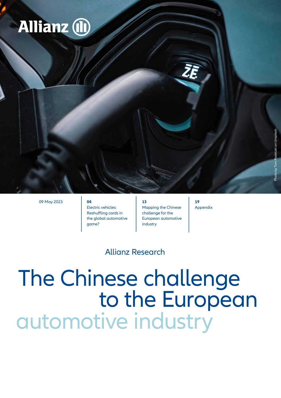 2023年中国车企对欧洲汽车工业的挑战研究报告（英文版）--安联_第1页