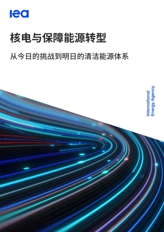 核电与保障能源转型-IEA