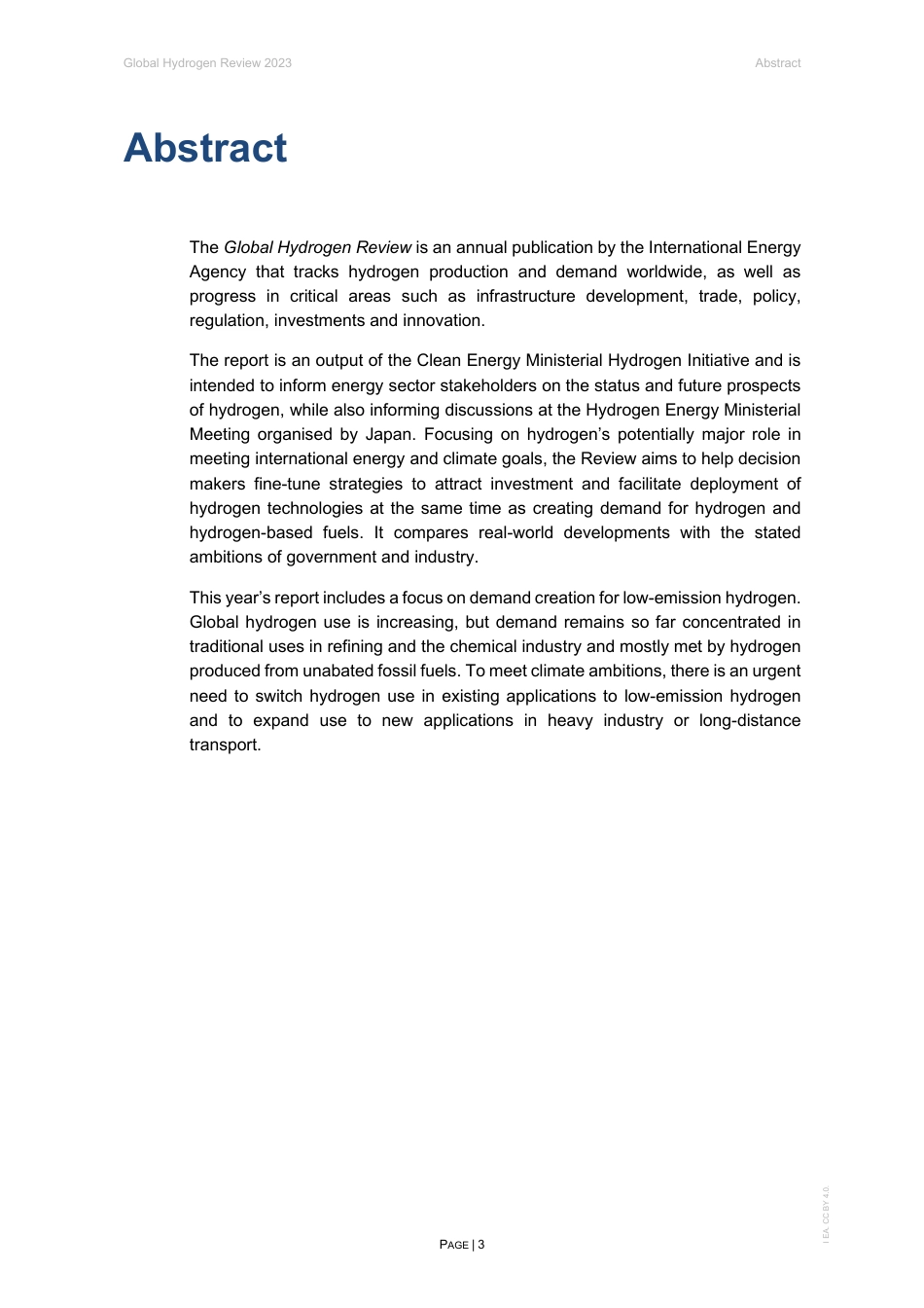 【推荐】国际能源署：全球氢能回顾2023（英）_第3页
