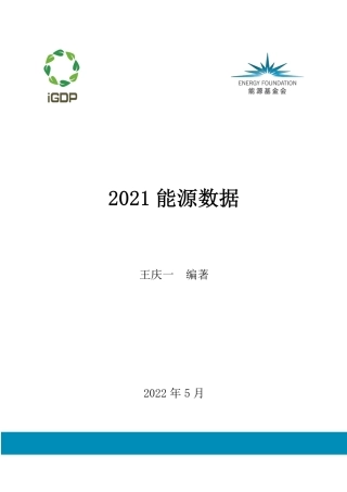 能源基金会-2021年能源数据-171页