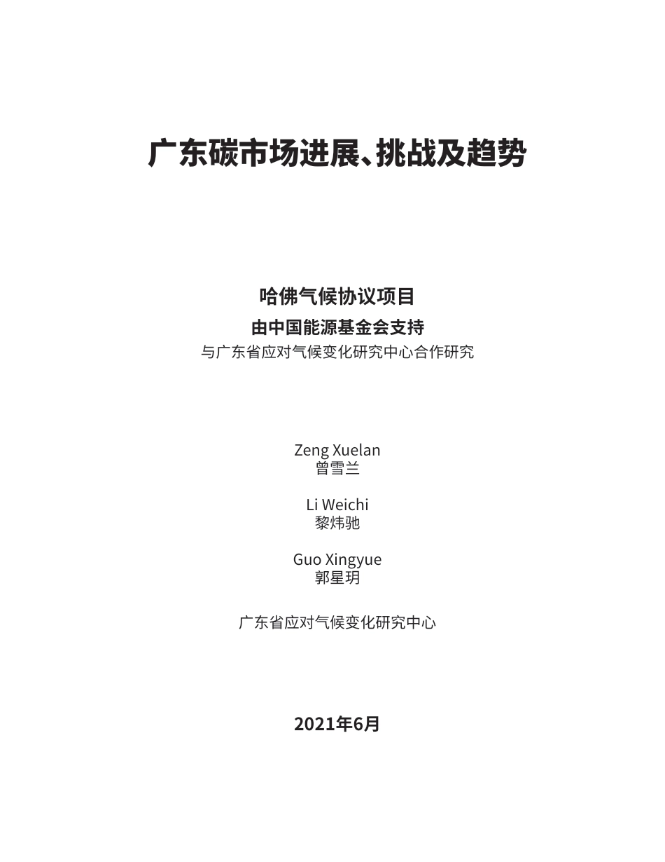 能源基金会-广东碳市场进展-挑战及趋势_曾雪兰-中文-14页_第3页