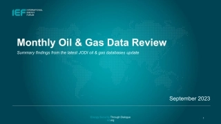 IEF-2023年九月度石油和天然气数据审查【英文版】