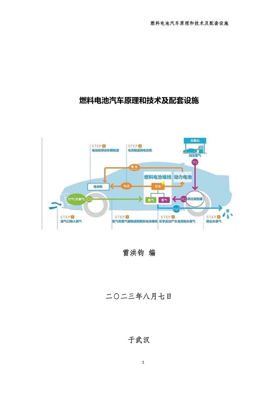 燃料电池汽车原理、技术及配套设施--雷洪钧_第1页