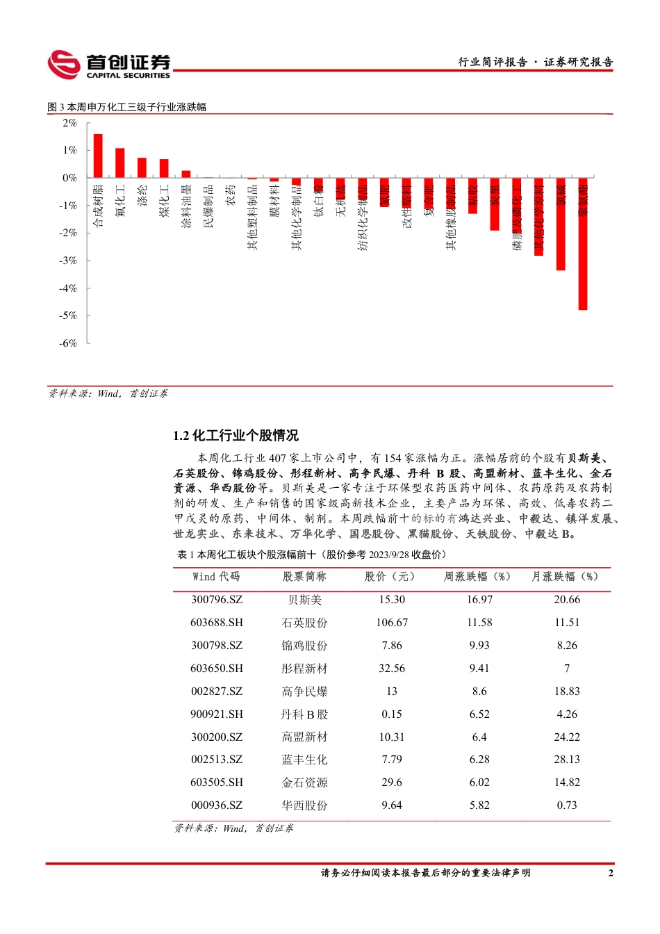 首创证券：天然气价格涨幅居前-关注节后补库需求_第3页