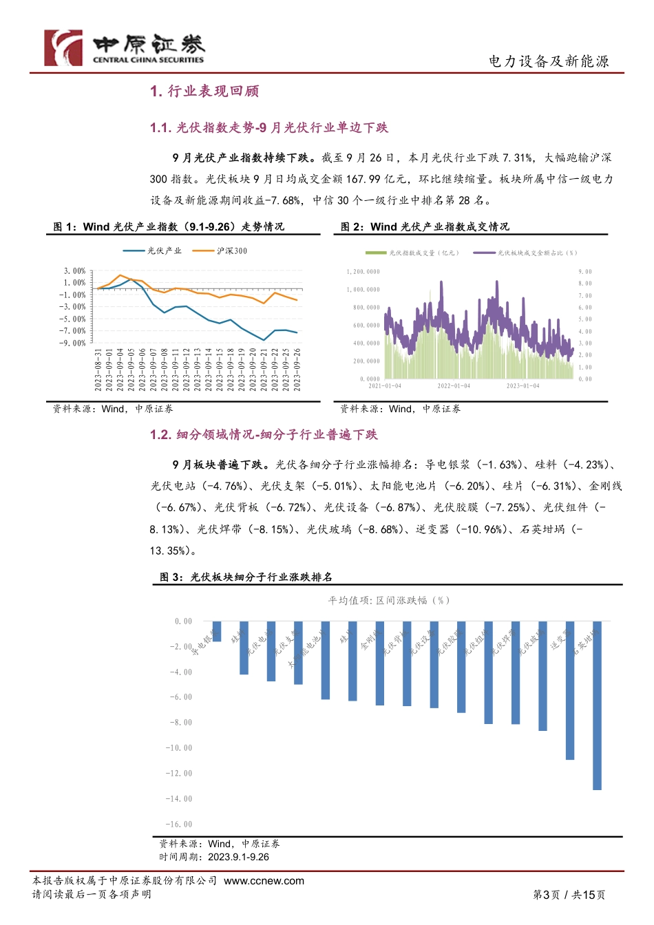 中原证券：光伏产品出口数据连续回落，多家光伏企业回购股份_第3页