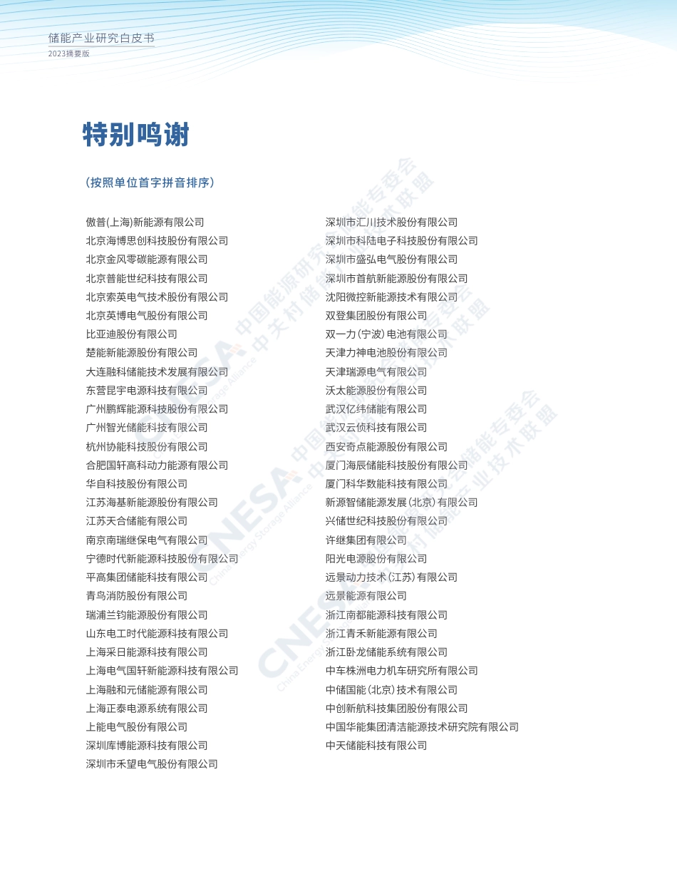 2023储能产业研究白皮书（摘要版）--中关村储能产业技术联盟_第3页
