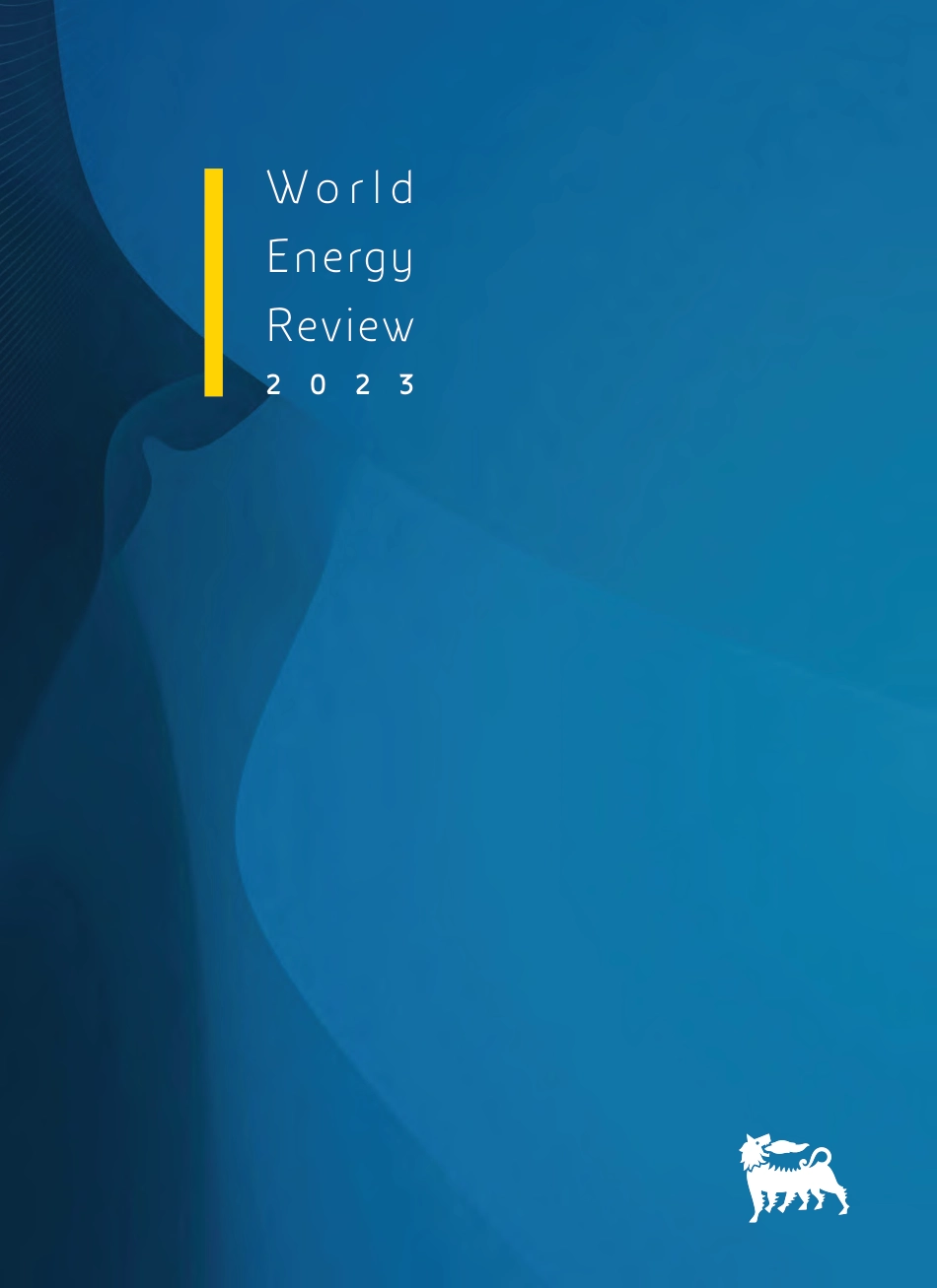世界能源评论2023（英文版）-Eni_第1页