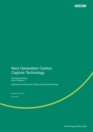 下一代碳捕集技术（英文版）--AECOM