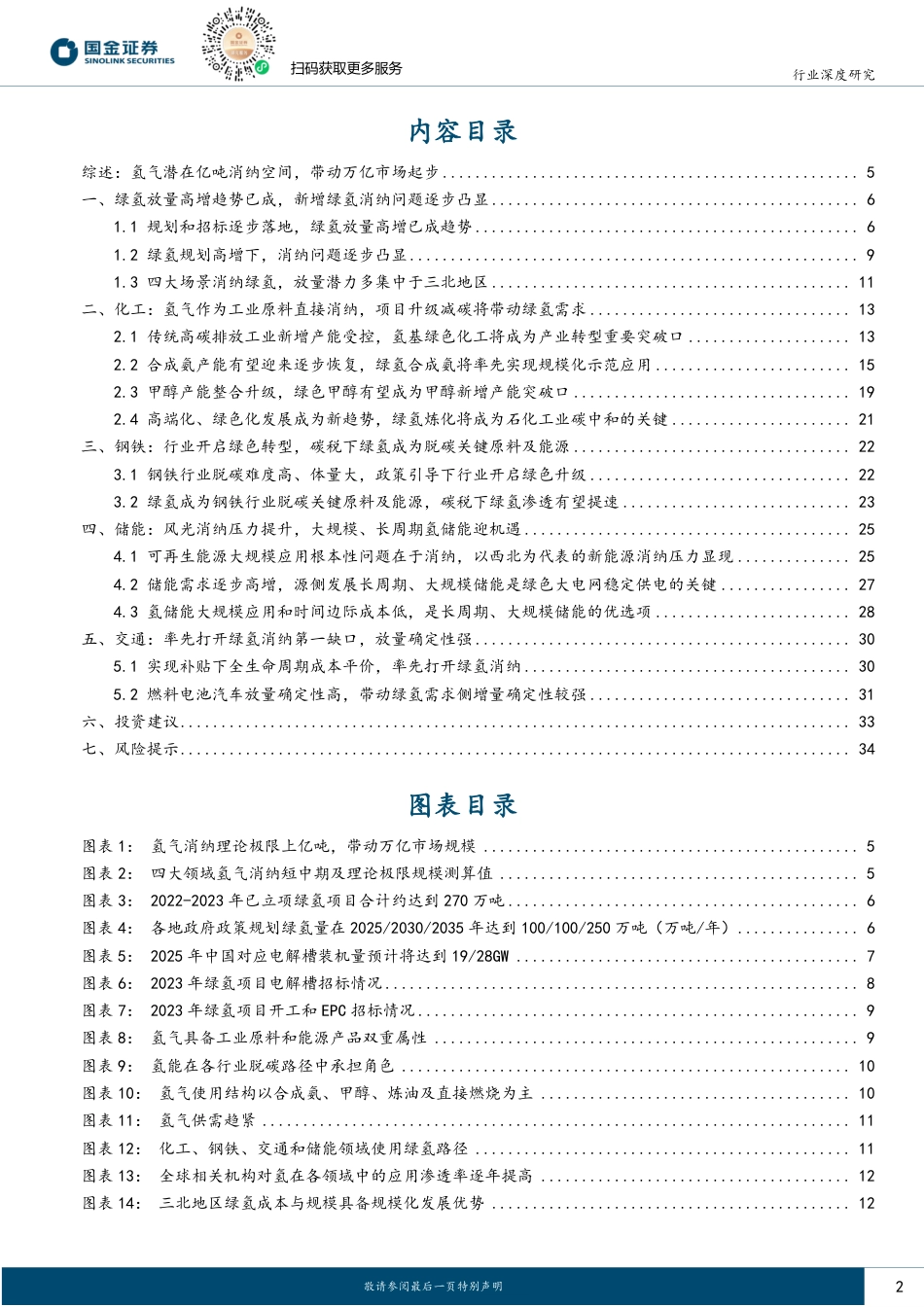 国金证券：潜在亿吨放量空间，绿氢消纳及驱动力探讨_第2页