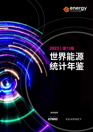 世界能源统计年鉴（2023）--能源研究院&毕马威