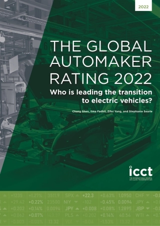 全球汽车制造企业评级2022：谁是电动化转型的领先者？（英语版）