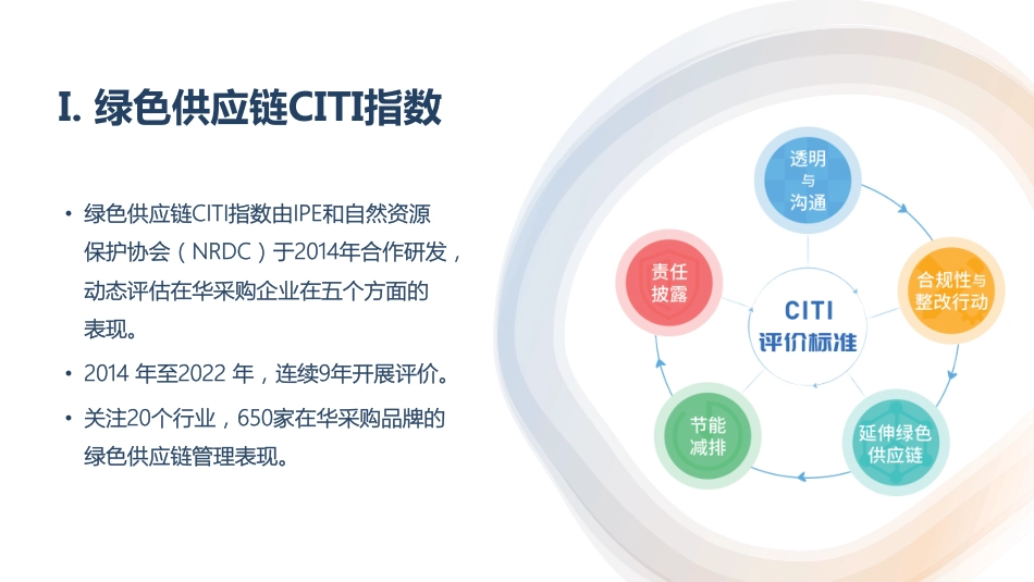 2022房地产企业绿色供应链CITI指数评价--IPE_第2页