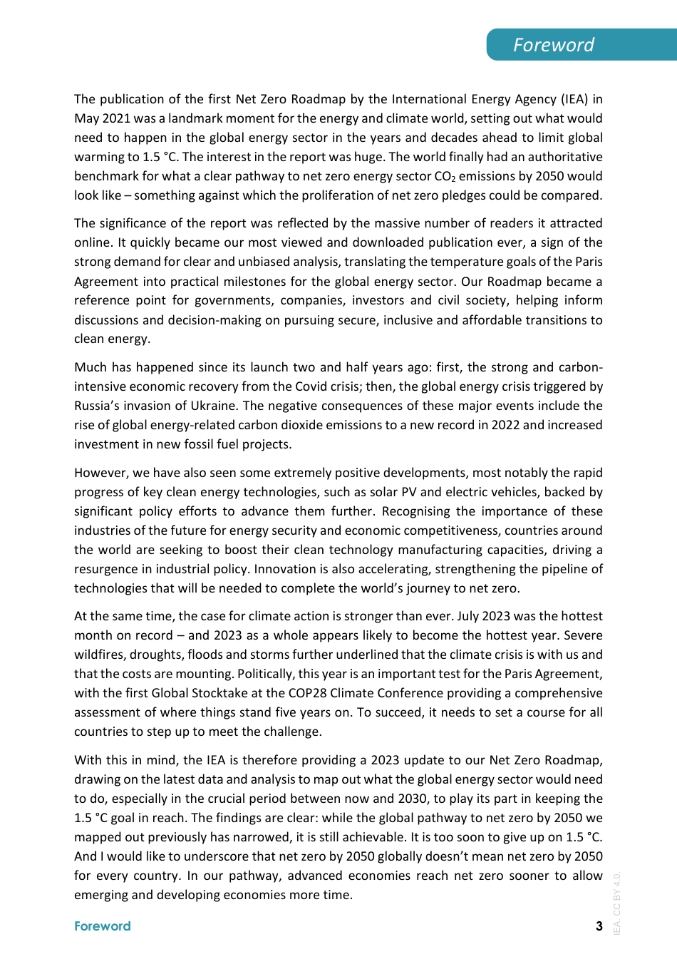 净零排放路线图2023年更新（英文版）_第3页
