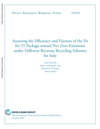 世界银行-评估意大利不同收入回收计划下Fit for 55一揽子计划实现净零排放的效率和公平性（英）-2023.10-20页