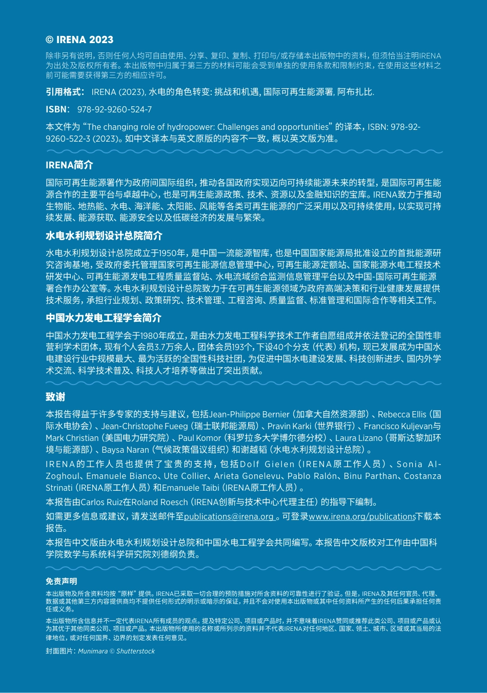 水电不断变化的角色：挑战与机遇--（电规总院翻译） _第2页