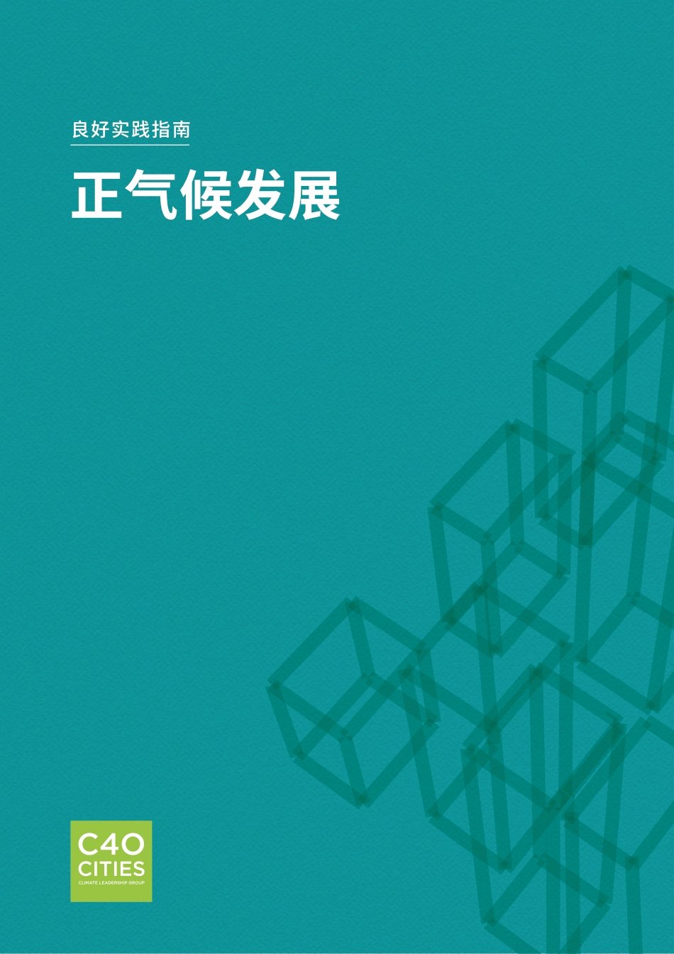 良好实践指南-正气候发展--C40CITIES_第1页