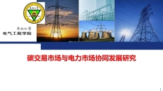 碳交易市场与电力市场协同发展研究