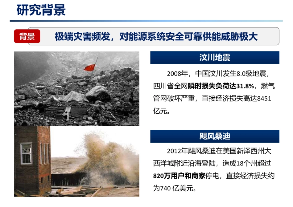 考虑多类型极端灾害的综合能源系统韧性评估技术--天津大学 侯恺_第2页