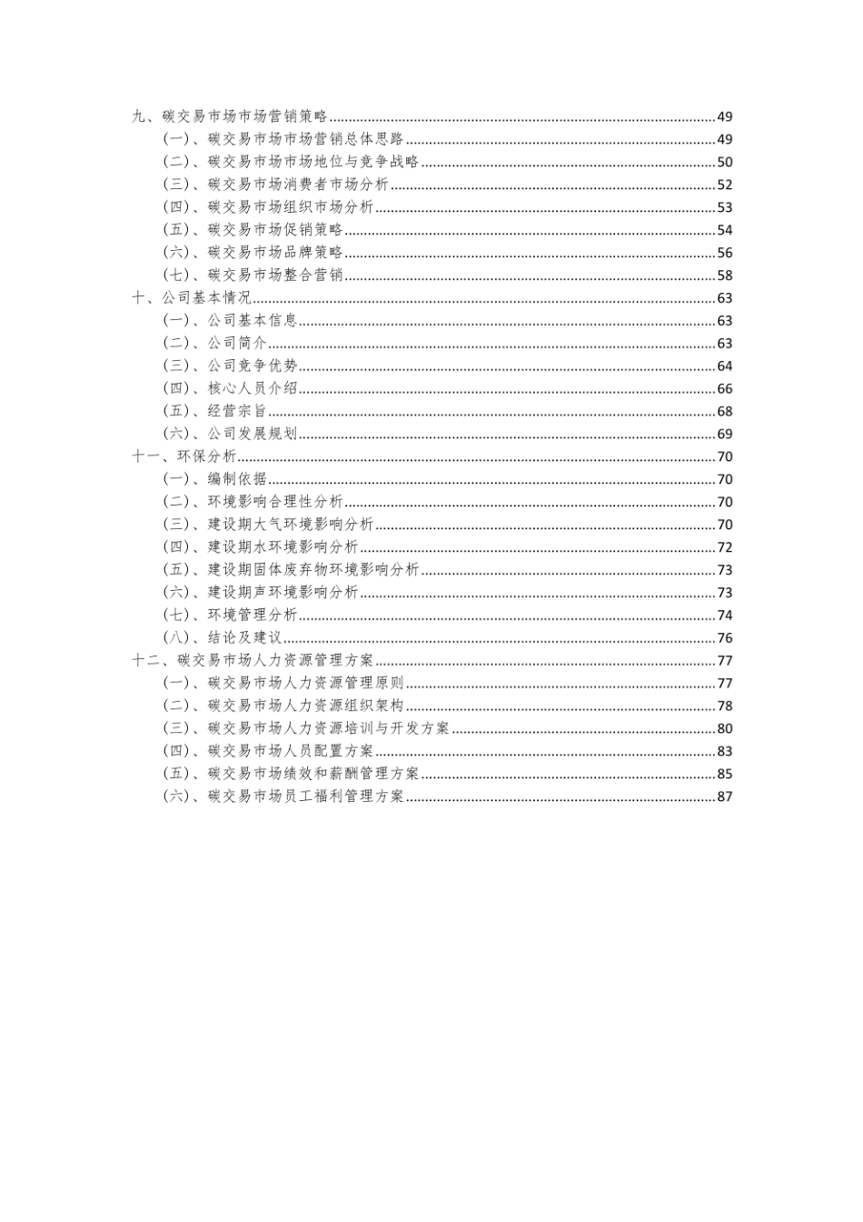 碳交易市场项目商业计划书_第3页