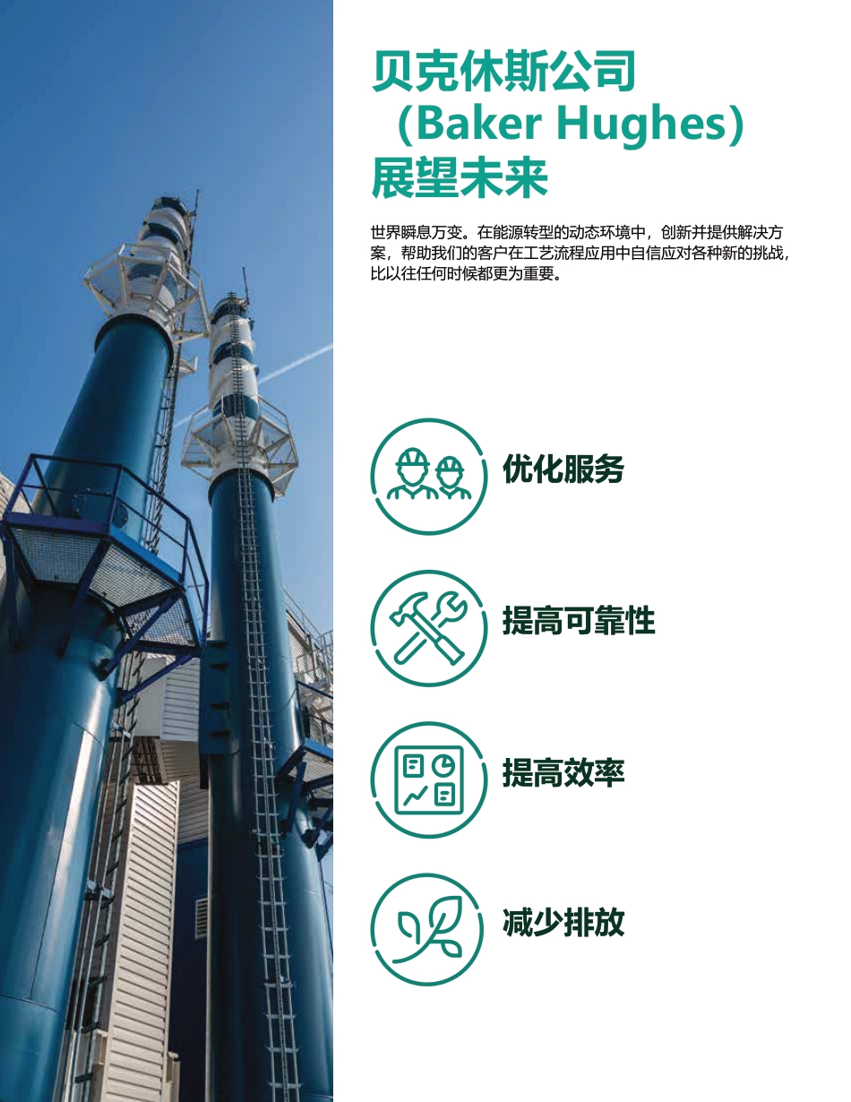 氢工艺流程：能源转型挑战创新性阀门解决方案--Baker Hughes_第2页