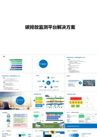碳排放监测平台解决方案