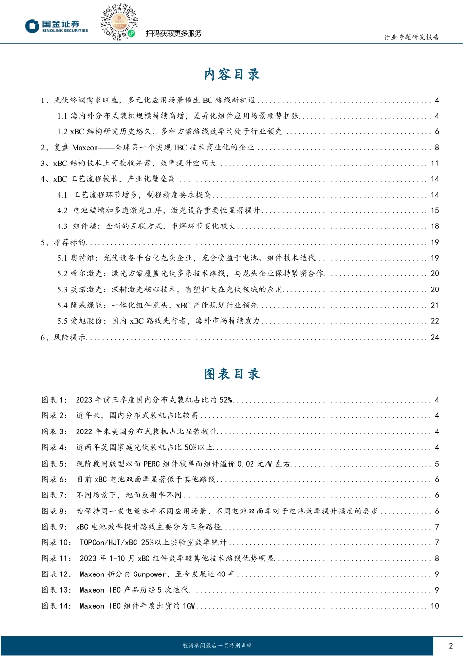 国金证券：xBC电池行业深度-两岸猿声啼不住，轻舟已过万重山_第2页