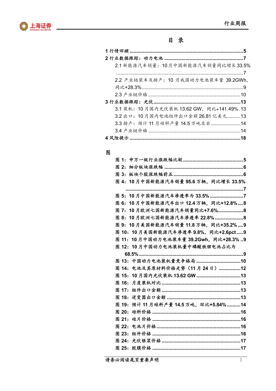 上海证券：10月光伏装机高增，大尺寸钙钛矿效率突破18%_第3页